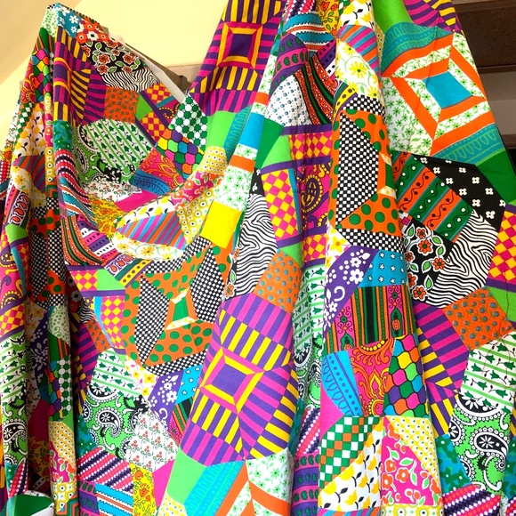 VINTAGE FABRIC END Screen Print by Schumacher Fabrics - Picture 1 of 4